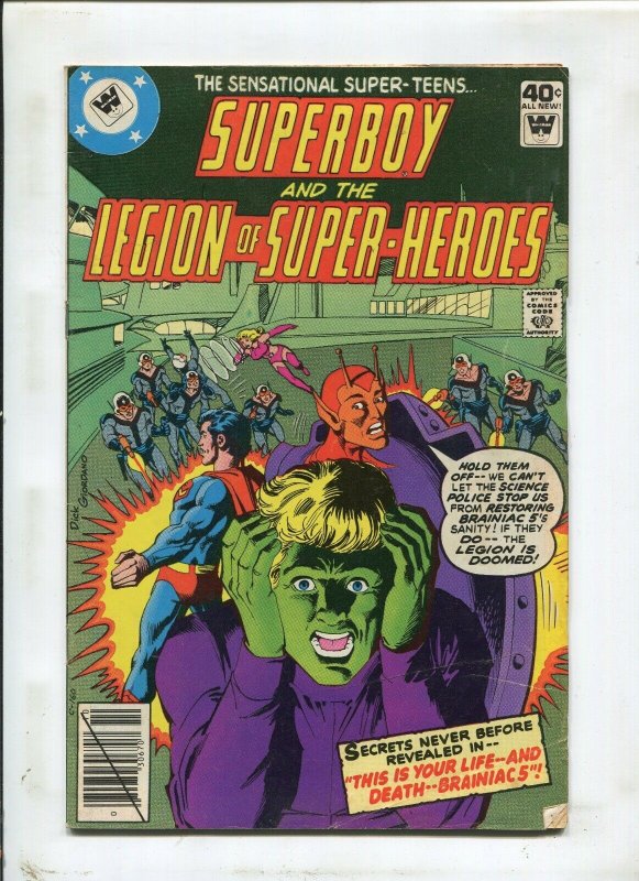 LEGION OF SUPER HEROES X2 (4.0+6.0) WHITMAN VARIANT/FOXING 1978