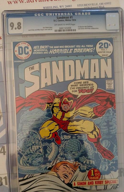 Sandman #1 (Winter 74, DC) CGC 9.8 NM/MT