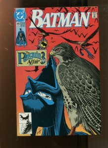 BATMAN #449 (9.2) PENGUIN AFFAIR PART 3! 1990