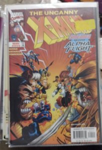 UNCANNY X-MEN #355  1998 MARVEL DISNEY   showdown with alpha flight