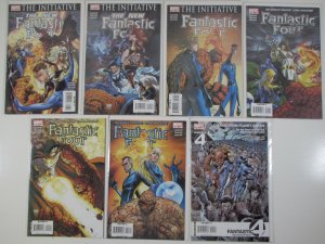 Fantastic Four Lot of 7 #548-553,555 Marvel 2007 Comic Books 1st Print