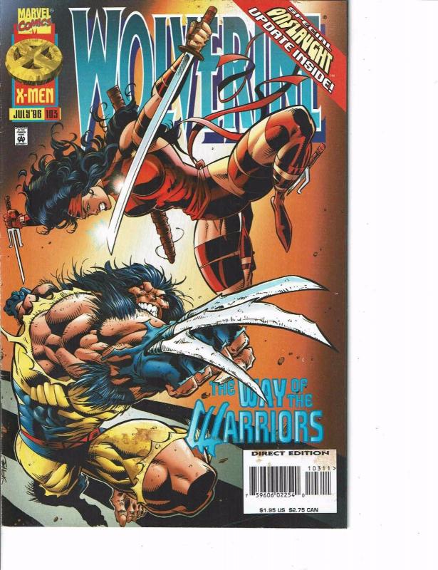 Lot Of 2 Marvel Books Wolverine #102 and #103 Ironman Thor ON2