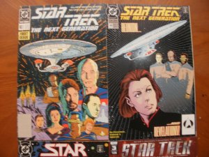 4 STAR TREK Comic #51 (Saavik) The Next Generation #1 #44 (Reunion) Discovery #3