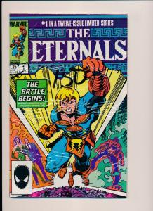 Marvel Comics THE ETERNALS #1,2,3,8  ~ VF 1985 (HX838) 4 Comics