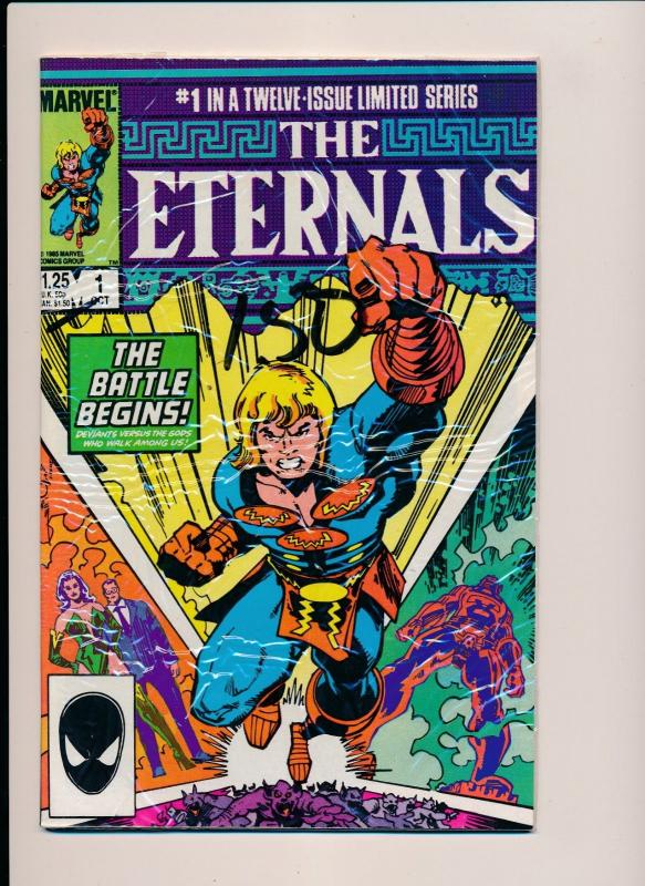 Marvel Comics THE ETERNALS #1,2,3,8  ~ VF 1985 (HX838) 4 Comics