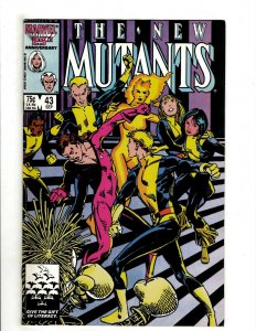 12 The New Mutants Marvel Comics # 38 39 40 41 42 43 44 45 46 47 48 49 Namor RB7