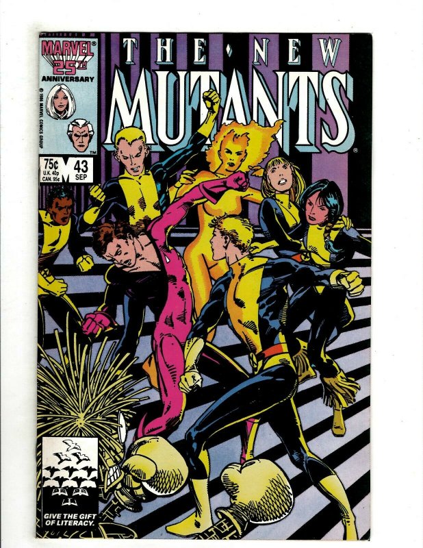 12 The New Mutants Marvel Comics # 38 39 40 41 42 43 44 45 46 47 48 49 Namor RB7