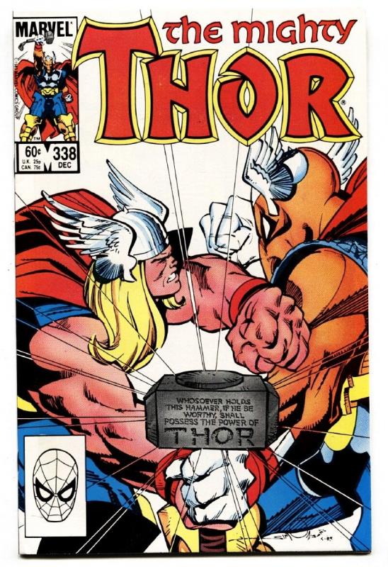 THOR #338-comic book BETA RAY BILL-MARVEL-NM-