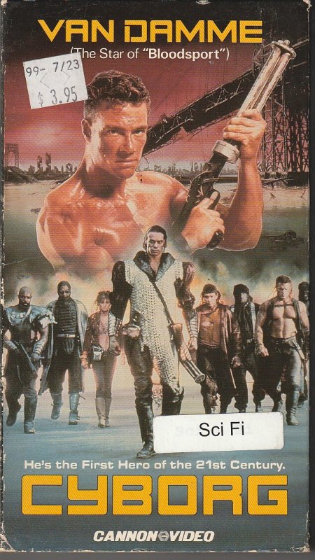 Cyborg  VHS Pre Used Jean Claude Van Demme Sci-fi epoc