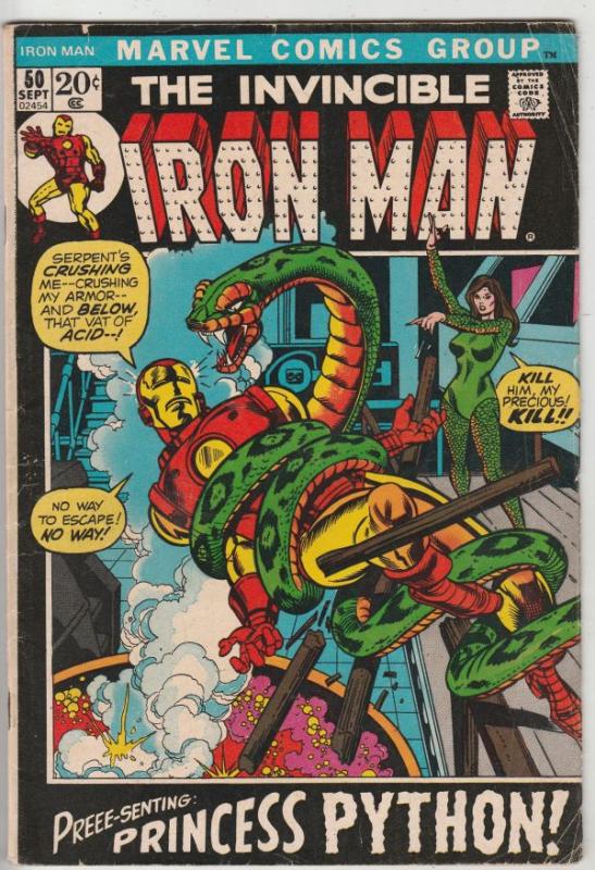 Iron Man #50 (Sep-72) VG/FN Mid-Grade Iron Man