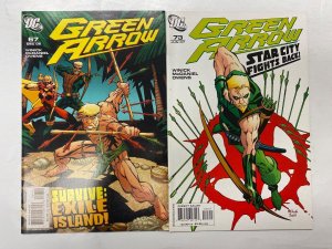 5 Green Arrow DC comic books #64 66 67 73 74 80 KM19