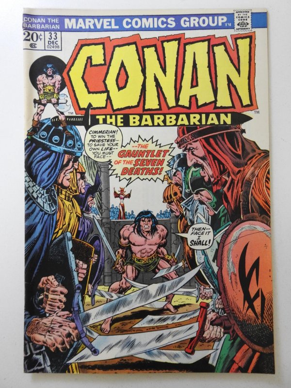 Conan the Barbarian #33 (1973) VF Condition