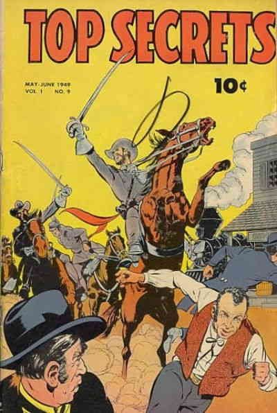 Top Secrets #9 POOR ; Street & Smith | low grade comic May 1949 horse