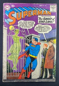 Superman (1939) #129 GD (2.0) 1st App Lori Lemaris Action Comics #252 Ad