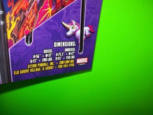 Dead Pool Pro Model Pinball Flyer Marvel Comic Superhero Art Print