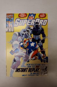 NFL Superpro #3 (1991) NM Marvel Comic Book J717
