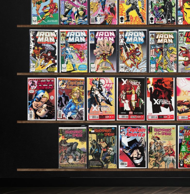 Huge Lot 140+ Comics with Iron Man, Uncanny X-Force, Captain America & More!