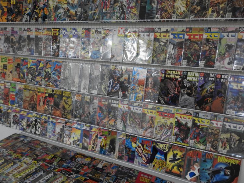 Huge Lot 180+ Comics W/ Batman vs. Predator, Icon, Coyote, +More!