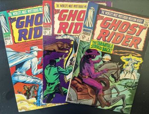 Ghost Rider #2, #3 and #5  (1967) 8.5+ Beautiful Lot!