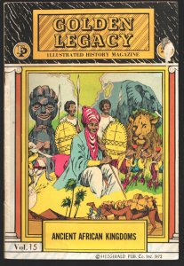 Golden Legacy #15 1972-Fitzgerald-Ancient African Kingdoms-Black History-hist...