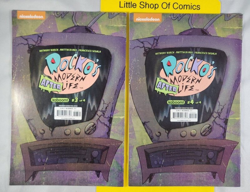 Rocko's Modern Afterlife #1 2 3 4 Preorder Connecting Variants Complete Set
