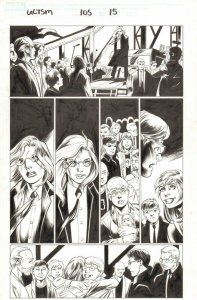 Ultimate Spider-Man #105 p.15 - Sharon Carter and MJ 2007 art by Mark Bagley