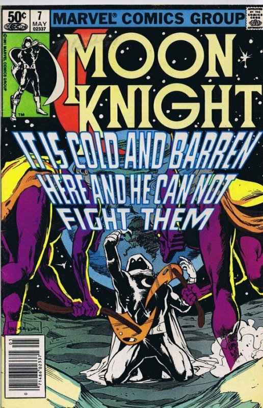 Moon Knight #7 ORIGINAL Vintage 1981 Marvel Comics Disney+ 