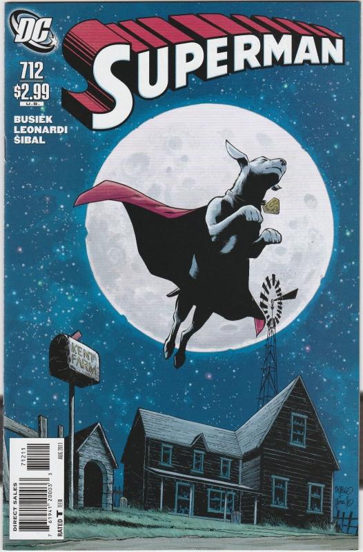 4 Superman DC Comic Books # 711 712 713 714 Livewire Krypto Superboy LH26