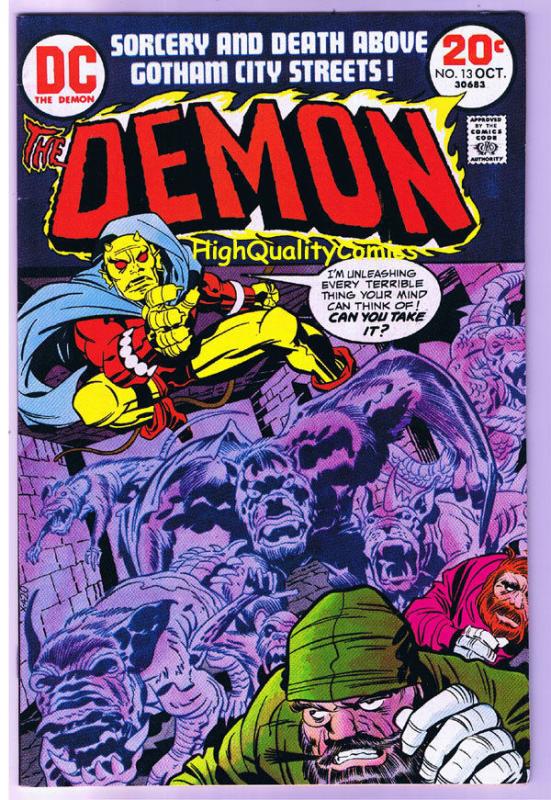 DEMON #13, VF, Jack Kirby, 4th World, Etrigan, 1972, more JK in store