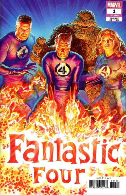 Fantastic Four #1 Alex Ross 1:50 Variant 1st Eradikus Marvel 2018