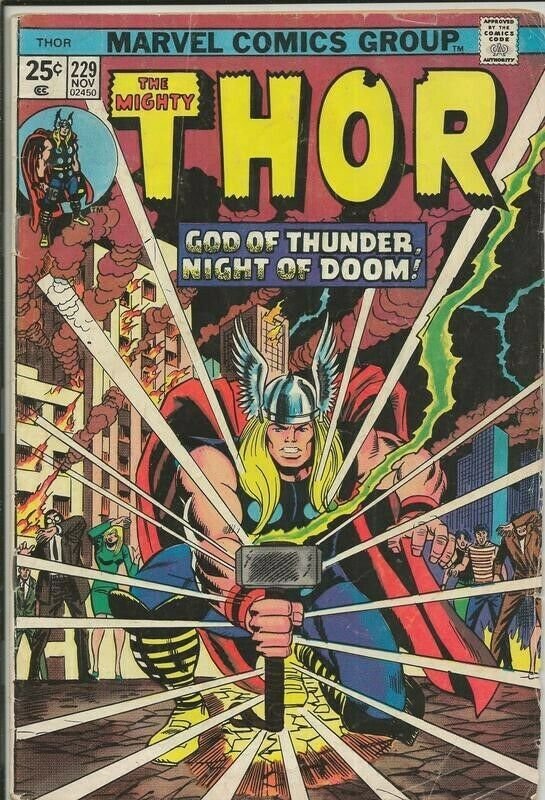 ORIGINAL Vintage 1974 1st Wolverine Hulk 181 Ad COMPLETE in Thor #229 full issue