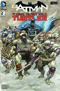 Batman Teenage Mutant Ninja Turtles #1 DF Exclusive Neal Adams Color/Sketch Set