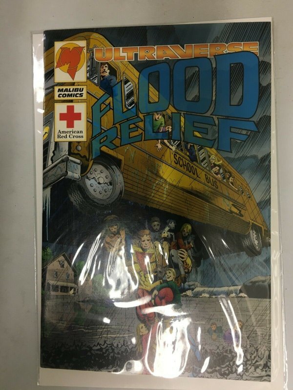 Ultraverse Flood Relief #1 American Red Cross Malibu 8.0 VF (1994) 50% Donation 