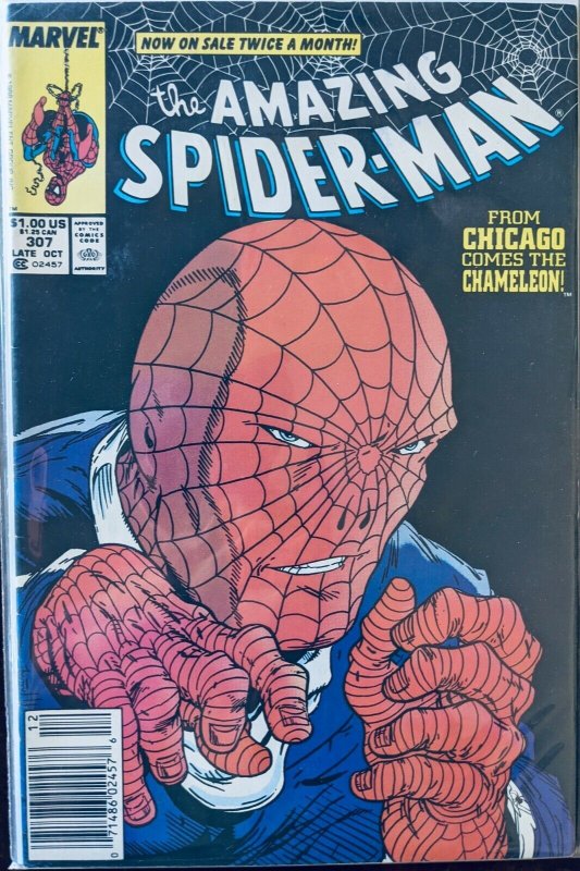 The Amazing Spider-Man #307 The Thief Who Stole Himself! VF/NM