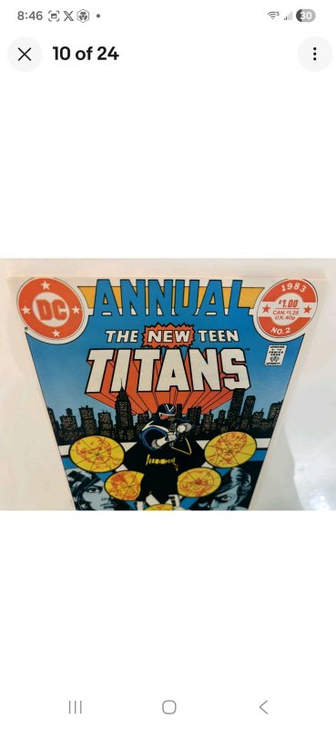The New Teen Titans Annual #2 NM+