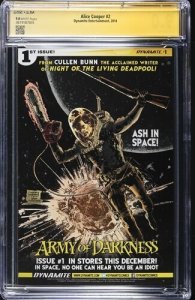 Alice Cooper #2 2014 Dynamite Entertainment CGC 9.0 JSA Signed