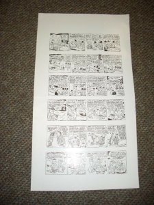 POGO-WALT KELLY-NEWSPAPER COMIC PROOF SHEET-5/16/1955