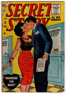 Secret Story Romances #12 (1955)  VG 4.0