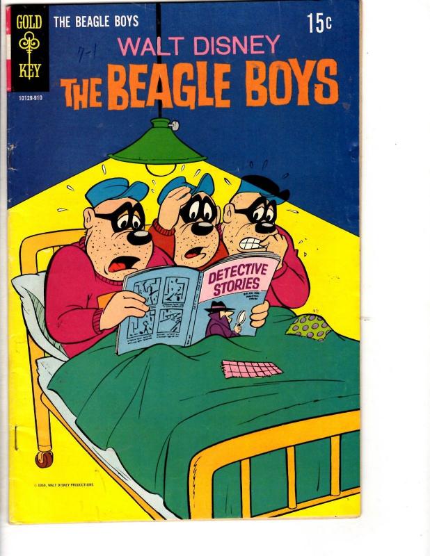 Lot Of 7 Walt Disney's Beagle Boys Gold Key Comic Books # 1 2 3 7 8 10 14 JL33