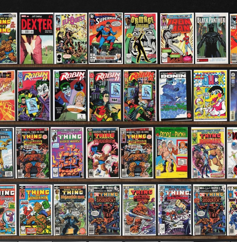Huge Lot 140+ Comics with Marvel Two In One, Ronin & More!