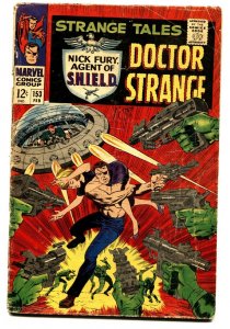 STRANGE TALES #153 comic book-DOCTOR STRANGE/NICK FURY-KIRBY VG-