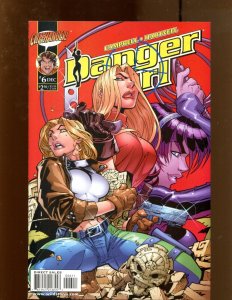 Danger Girl #6 - Dave Campbell Cover Art! (9.0) 1999
