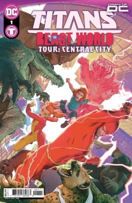 Titans: Beast World Tour - Central City #1 (One Shot) Cover A Mikel Janin