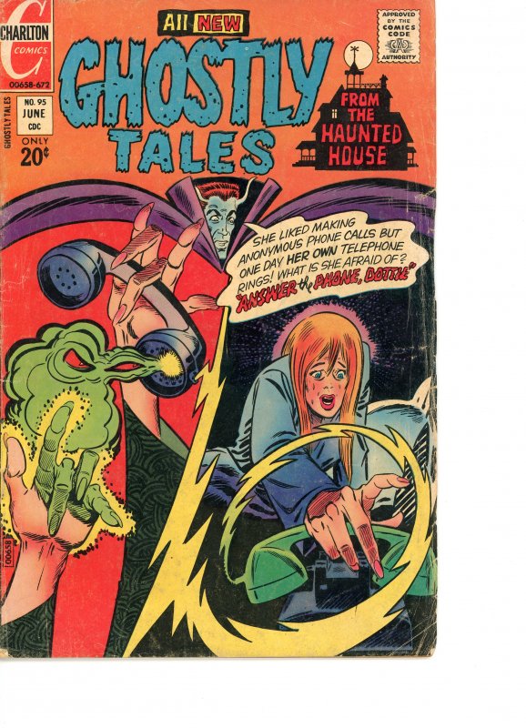 Ghostly Tales 95 G/VG   Ditko Art and Cover 1972