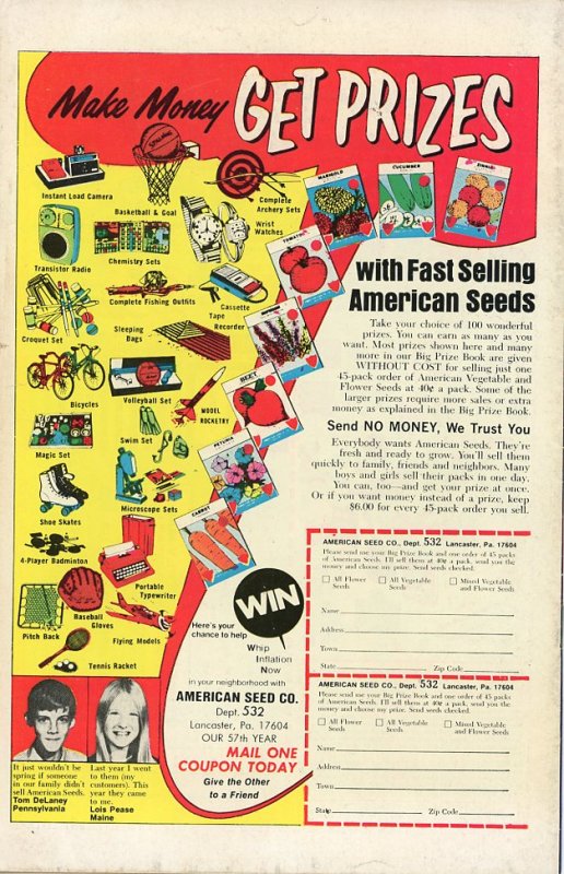 Claw the Unconquered 1  F/VF  1975  Nice Copy