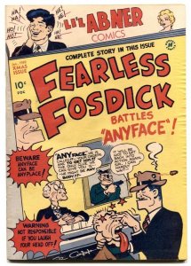 Li'l Abner #68 1949- FEARLESS FOSDICK battles Anyface VG/FN