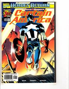 10 Captain America Marvel Comic Books # 1 2 3 4 5 6 7 8 9 10 Avengers Hulk RC13