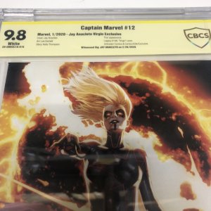 Captain Marvel (2020) # 12 (CBCS 9.8 SS) Signed Jay Anacleto