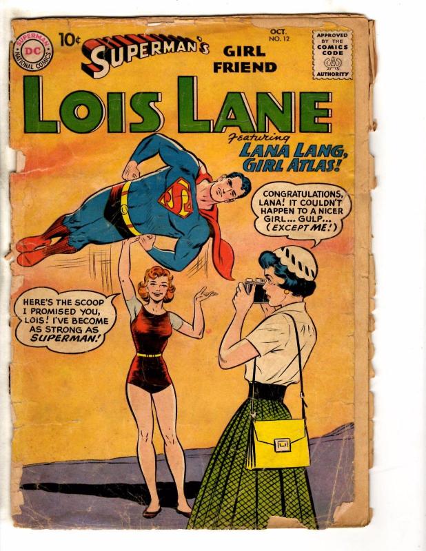 Lois Lane # 12 PR DC Comic Book Silver Age Superman's Girlfriend Supergirl JG1