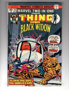 Marvel Two-in-One #10 (1975) VF- The Thing & Black Widow / HCA1